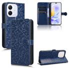 For Honor X60i 5G Honeycomb Dot Texture Leather Phone Case(Blue) - 1