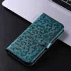 For Honor X60i 5G Honeycomb Dot Texture Leather Phone Case(Green) - 2