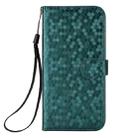 For Honor X60i 5G Honeycomb Dot Texture Leather Phone Case(Green) - 3