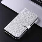 For Honor X60i 5G Honeycomb Dot Texture Leather Phone Case(Silver) - 2