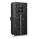 For Honor Magic7 5G Honeycomb Dot Texture Leather Phone Case(Black) - 3