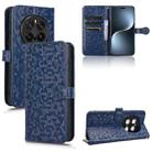 For Honor Magic7 Pro 5G Honeycomb Dot Texture Leather Phone Case(Blue) - 1