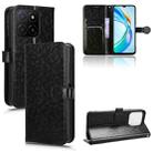 For Honor X5b 4G / X5b Plus 4G Honeycomb Dot Texture Leather Phone Case(Black) - 1