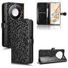 For Honor X9c Smart / X60 5G Honeycomb Dot Texture Leather Phone Case(Black) - 1