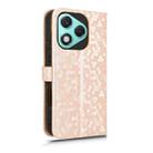 For Honor 400 Lite Honeycomb Dot Texture Leather Phone Case(Gold) - 3