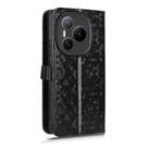 For Honor Power 5G Honeycomb Dot Texture Leather Phone Case(Black) - 3