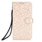 For Honor Power 5G Honeycomb Dot Texture Leather Phone Case(Gold) - 2