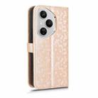 For Honor 400 Pro Global 160.8mm Honeycomb Dot Texture Leather Phone Case(Gold) - 3