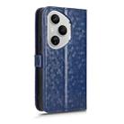 For Honor 400 Pro Global 160.8mm Honeycomb Dot Texture Leather Phone Case(Blue) - 3