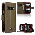 For Kyocera Torque G06 KYG03 Diamond Texture Leather Phone Case(Brown) - 1