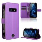 For Kyocera DuraForce EX Diamond Texture Leather Phone Case(Purple) - 1