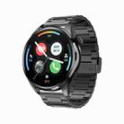 TM05 Pro Smart Bracelet, 1.46 inch Steel Band IP67 Waterproof Smart Watch, Bluetooth Call / Heart Rate / Blood Pressure / Blood Oxygen(Black) - 1