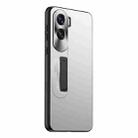 For Honor X50i Frosted Metal Hybrid TPU Holder Phone Case(Silver) - 1