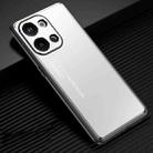 For Xiaomi Redmi Note 13 5G Frosted Metal Phone Case(Silver) - 1