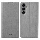 For Samsung Galaxy S23 FE 5G ViLi DMX Series TPU + PU Leather Magnetic Phone Case(Grey) - 1