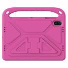For Honor Pad X8a Handle Portable EVA Shockproof Tablet Case(Rose Red) - 2
