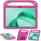 For Honor Pad X8a Handle Portable EVA Shockproof Tablet Case(Rose Red) - 3