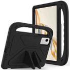 For Honor Pad X9a / X9 Pro 2025 Handle EVA Shockproof Tablet Case with Holder(Black) - 1