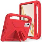 For Honor Pad X9a / X9 Pro 2025 Handle EVA Shockproof Tablet Case with Holder(Red) - 1