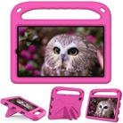 For Huawei MatePad T8 Handle Portable EVA Shockproof Tablet Case(Rose Red) - 1