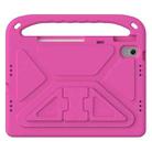 For Huawei MatePad 11.5 / Air 2023 Handle EVA Shockproof Tablet Case with Holder(Rose Red) - 2