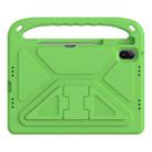 For Huawei MatePad SE 11 2024 Handle EVA Shockproof Tablet Case with Holder(Green) - 2