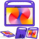 For Huawei MatePad SE 11 2024 Handle EVA Shockproof Tablet Case with Holder(Purple) - 3