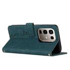 For Infinix Note 50 4G / 50 Pro 4G Skin Feel Heart Embossed Leather Phone Case with Long Lanyard(Green) - 3