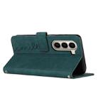 For itel A95 5G Skin Feel Heart Embossed Leather Phone Case with Long Lanyard(Green) - 3