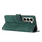 For itel A95 5G Skin Feel Stripe Pattern Leather Phone Case with Lanyard(Green) - 3