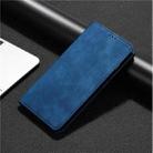 For Motorola Moto G85 5G Skin Feel Magnetic Leather Phone Case(Blue) - 2