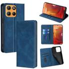 For Motorola Moto G15 / G15 Power Skin Feel Magnetic Leather Phone Case(Blue) - 1