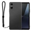 For Sony Xperia 10 VI ViLi TC Series Kevlar Carbon Fiber Texture Phone Case(Black) - 1