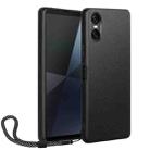 For Sony Xperia 10 VI ViLi TC Series Kevlar Carbon Fiber Texture Phone Case(Black) - 2