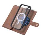 For Samsung Galaxy S23 FE 5G ViLi GV Series MagSafe Magnetic Zipper Leather Phone Case(Brown) - 1