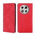 For OPPO A2 Pro 5G Skin Feel Magnetic Leather Phone Case(Red) - 1