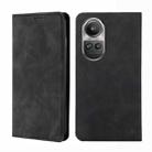 For OPPO Reno 10 5G / Pro 5G Global Skin Feel Magnetic Leather Phone Case(Black) - 1