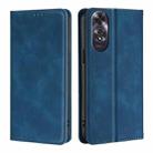 For OPPO A60 4G Global Skin Feel Magnetic Leather Phone Case(Blue) - 1