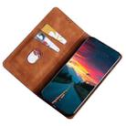 For OPPO Find X8 Ultra 5G Skin Feel Magnetic Leather Phone Case(Light Brown) - 3