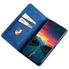 For OPPO Find X8 Ultra 5G Skin Feel Magnetic Leather Phone Case(Blue) - 3