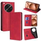 For OPPO Find X8 Ultra 5G Skin Feel Magnetic Leather Phone Case(Red) - 1