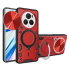 For Honor Magic6 Pro 5G CD Texture Sliding Camshield Magnetic Holder Phone Case(Red) - 1