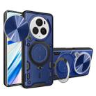 For Honor Magic6 Pro 5G CD Texture Sliding Camshield Magnetic Holder Phone Case(Blue) - 1