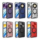 For Honor X9a / Magic5 Lite CD Texture Sliding Camshield Magnetic Holder Phone Case(Pink) - 2