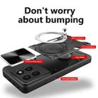 For Honor X8b CD Texture Sliding Camshield Magnetic Holder Phone Case(Blue) - 3
