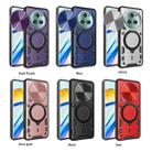 For Honor Magic5 Pro CD Texture Sliding Camshield Magnetic Holder Phone Case(Blue) - 2