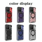 For Honor X5b Plus / X5b 4G CD Texture Sliding Camshield Magnetic Holder Phone Case(Red) - 2