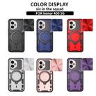 For Honor 400 Global 156.5mm CD Texture Sliding Camshield Magnetic Holder Phone Case(Blue) - 2