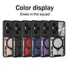 For Honor 400 Pro Global 160.8mm CD Texture Sliding Camshield Magnetic Holder Phone Case(Red) - 2