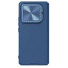 For Xiaomi 14 Pro NILLKIN Black Mirror Prop CD Texture Mirror Phone Case(Blue) - 1